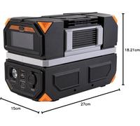 Powerstation Central Eléctrica 300W Batería De Litio 315Wh 27x15x18 Cm 3,8 Kg.
