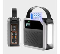 PowerStation portátil de 270 Wh/72000 mAh, DC Powerbank 268 W Max Output, 2 x 100 W USB-C PD, batería LiMnFePO4 con faro para senderismo, viajes y emergencias, carga de drones, PowerStation compacta