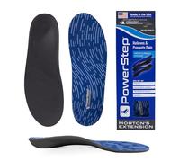 Powerstep Morton's Extension - Plantilla ortopédica de fibra de carbono para dedos de césped, fracturas de pies, hallux rigidus y juanetes, soporte de arco clínicamente probado, unisex, fabricada en