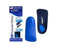 Powerstep Protech 3/4 longitud plantillas, B - M7-8.5 or W9-10.5, 1