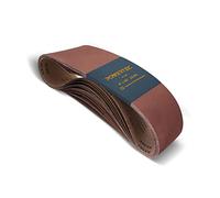 Powertec 110170 15,24 cm x cm 60 grano cinturón de lija de óxido de aluminio, Paquete de 10 unidades