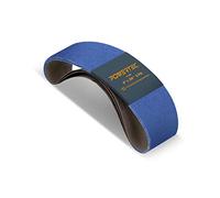 Powertec 443606z-3 cm x 91,44 cm 60 grano circonitas Metal cinturón de lijado, 3 unidades