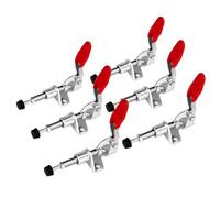 POWERTEC 6PK Toggle Clamp, 100lbs Holding Capacity, 301A Quick Release Push Pull Clamp for Woodworking Jigs and Fixtures, Pocket Hole Jigs, Welding, Crosscut Sled, CNC (20323-P3)