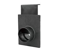 POWERTEC 70133 Puerta de explosión de 2-1/2 pulgadas para colector de polvo, accesorios de recogida de polvo