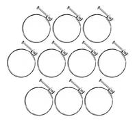 POWERTEC 70214-P2 Abrazadera de manguera de doble alambre de 1-1/2 pulgadas | Paquete de 10