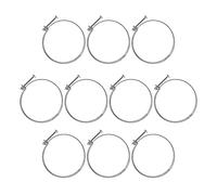 Powertec 70261 - Abrazadera para manguera de alambre (10 unidades, 10,16 cm)