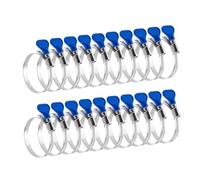 POWERTEC 70262-P2 Abrazadera de manguera de llave de 2-1/2 pulgadas, llave de tornillo de pulgar ajustable de acero inoxidable para recogida de polvo, colector de polvo y manguera de ventilación de