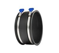 POWERTEC 70281 Puño flexible de control de polvo con abrazaderas de manguera, 6 pulgadas