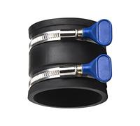 POWERTEC 70337 Puño flexible de control de polvo con abrazaderas de manguera, 2-1/2 pulgadas