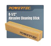 POWERTEC 71002V Barra de limpieza abrasiva para bandas de lijado y discos | Borrador de caucho natural - Herramientas de la tienda de carpintería para lijado Perfection