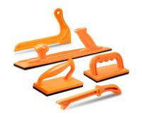 POWERTEC 71009 - Juego de bloques de empuje y varillas de empuje para sierras de mesa, mesas de enrutador, sierras de banda y juntas, asas ergonómicas dobles con agarre máximo, protección de manos