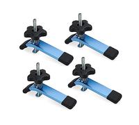 POWERTEC 71168-P2V Abrazadera de sujeción T-Track, 5-1/2 pulgadas de largo x 1-1/8 pulgadas de ancho, paquete de 4, abrazaderas de pista en T para carpintería