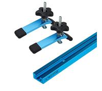 POWERTEC 71169 - Pista en T universal de 48 pulgadas con 2 abrazaderas de sujeción