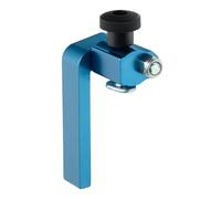 POWERTEC 71367 Tope abatible para valla de 3 pulgadas para carpintería, azul