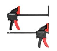 POWERTEC 71423 Abrazaderas de barra de sierra de pista, 8-3/4 pulgadas, paquete de 2