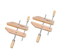 POWERTEC 71524 Abrazadera de tornillo de mano de madera - 10 pulgadas | Abrazaderas de tornillo de mano para carpintería, 2 unidades