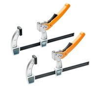 POWERTEC 71586 abrazaderas de barra de engranajes de 20.32 cm para carpintería, liberación rápida con capacidad de sujeción de 600 libras - 2 unidades