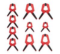 POWERTEC 71625-P5 - Juego de abrazaderas de resorte resistentes de 2 a 4 pulgadas, 50 abrazaderas con 4 tamaños surtidos