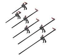 POWERTEC 71789 Abrazaderas de barra de 12, 24 y 36 pulgadas con esparcidor y abrazaderas de gatillo para carpintería, juegos de abrazaderas rápidas de carpintero con una sola mano para pegar,