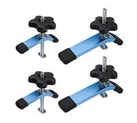 POWERTEC 71863 - Juego de abrazaderas de sujeción en T, 5-1/2 pulgadas de largo x 1-1/8 pulgadas de ancho y 3-5/8 pulgadas de largo x 3/4 pulgadas de ancho, 2 de cada uno, 4 unidades