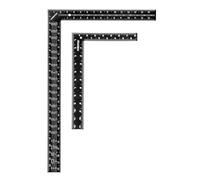 POWERTEC 80038 - Juego de 2 piezas cuadradas de carpintero de 16 x 24 pulgadas con mesas de viga y regla de ángulo recto de 8 x 12 pulgadas para carpintería, carpintería, construcción, bricolaje