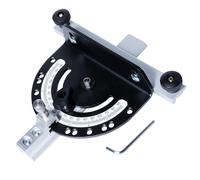 POWERTEC Guía de sierra de riel de ángulo ajustable: cortes de inglete de precisión, 13 paradas positivas, amplia compatibilidad de riel guía (72182)