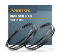 POWERTEC Hojas de sierra de cinta de 72 pulgadas, hojas de sierra de banda de 1/8 pulgadas x 14 TPI para sierra de cinta Wen 3962 y Delta 28-140 de 10 pulgadas para carpintería, repuesto para hoja de