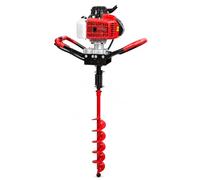 POWERTEC POWER7200 xtrem Ahoyadora Profesional, Motor 2 Tiempos 72cc, 4.2cv, Brocas 200mm/150mm/100mm, Gasolina