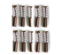 Powertool - Cepillos de carbono para motor (10 unidades, 2,5 x 4 x 12,5 mm)