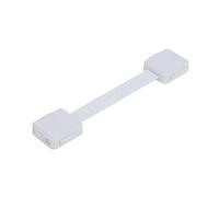 POWERTOOL Cerraduras ajustables de seguridad para niños, a prueba de bebés, para armarios de cocina, cajones, electrodomésticos, armario (6 unidades), color blanco