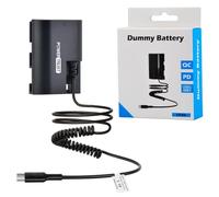 PowerTrust LP-E6 LP-E6N - Batería falsa con carga USB-C para Canon EOS R7 R6 R5 R 90d 80d 70d 60d 7d Mark II, 5d Mark II III IV 6d Mark II