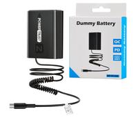 PowerTrust NP-FZ100 - Batería falsa con carga USB-C para Sony FX3 FX30 ZV-E1 A1 A7III A7IV A7C A7CII A7CR A7RIII A7RIV A7RV A7SIII A9 A9II A6600 A6700