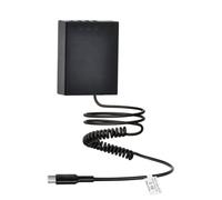 PowerTrust NP-W126 - Batería falsa USB C para Fujifilm X-T10, XT-20, XT-30, X-T30 II, X100V, X100F, X-S10, X-E3, X-E4, X-T3, X-T2, X-T1, X-T100, X-Pro3, X-A5, X-A3