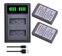 PowerTrust PS-BLS5 BLS-50 BLS-5 - Cargador de batería para E-M10 II, E-M10 III S, E-M5 III, PEN E-P7, E-PL2, E-PL3, E-PM1, E-PM2
