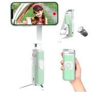 PowerVision S1, teléfono Inteligente cardán, estabilizador de teléfono de 3 Ejes con trípode Integrado, Banco de energía inalámbrico y Seguimiento de Movimiento y Caras de IA para vlogging o TikTok