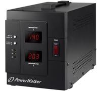PowerWalker AVR 3000 / SIV - Regulador de Voltaje (230 V, 50/60 Hz, 3000 VA, 2400 W, Tipo F, Terminal)