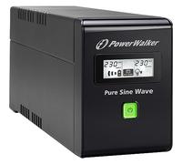 PowerWalker VI 600 SW sistema de alimentación ininterrumpida (UPS) Línea interactiva 600 VA 360 W 2 salidas AC - Fuente de alimentación continua (UPS) (Línea interactiva, 600 VA, 360 W, 162 V, 290 V, 220 V)