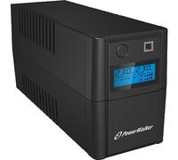 PowerWalker VI 650SE LCD/IEC sistema de alimentación ininterrumpida (UPS) 650 VA 4 salidas AC Línea interactiva - Fuente de alimentación continua (UPS) (650 VA, 360 W, 170 V, 280 V, 230 V, 230 V)