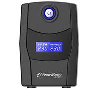 PowerWalker VI 800 STL sistema de alimentación ininterrumpida (UPS) 800 VA 2 salidas AC Línea interactiva - Fuente de alimentación continua (UPS) (800 VA, 480 W, 162 V, 290 V, 50/60 Hz, 50/60 Hz)