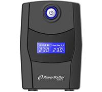 PowerWalker VI 800 STL SAI UPS 800VA/480W Line-Interactive, con Salida estabilizada AVR, USB HID y Pantalla LCD