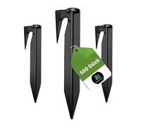 PowerWERK® 500 piezas de piquetas para el cable de limitación del robot cortacésped - Accesorios para cortacésped - Piquetas de tierra - Fijación de clavo para cable de limitación