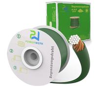 PowerWERK® Cable de limitación de 100 m para robot cortacésped, cortacésped, accesorios para robot cortacésped, cable de limitación para cable de búsqueda, compatible