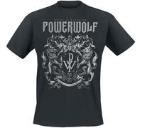 Powerwolf Crest - Metal Is Religion - Heavyweight Hombre Camiseta Negro M
