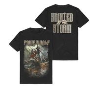 Powerwolf Sainted by The Storm Hombre Camiseta Negro XL 100% algodón Regular