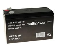 Powery Batería de Gel para SAI APC Back-UPS BK650EI 9Ah 12V