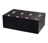 Powery Batería de Gel para SAI APC Smart-UPS XL Modular 3000 Montaje en Rack/Torre 5Ah 12V