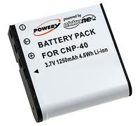 Powery Batería para Casio Modelo NP-40