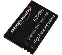 Powery Batería para móvil Doro Primo 366 Li-Ion 3,7V 1200mAh Negro