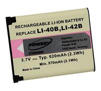 Powery Batería para Olympus µ 760