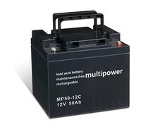 Powery Batería Plomo-sellada (multipower) para Silla de Ruedas Eléctrica Invacare Meteor cíclica